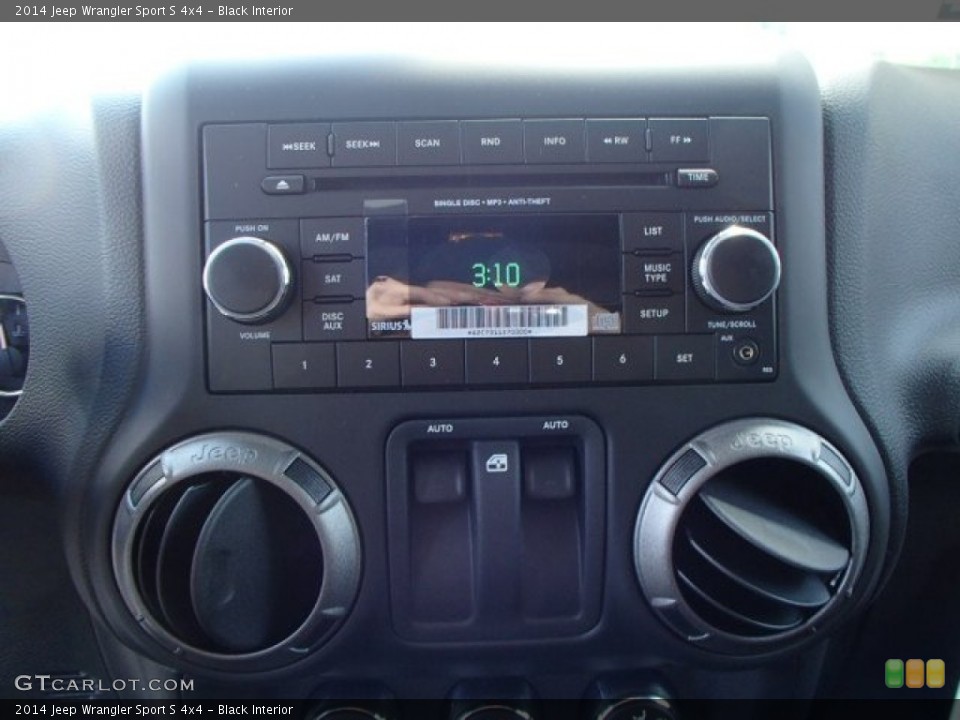 Black Interior Audio System for the 2014 Jeep Wrangler Sport S 4x4 #84693254