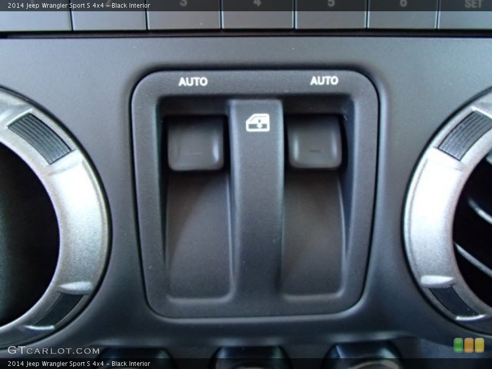 Black Interior Controls for the 2014 Jeep Wrangler Sport S 4x4 #84693273