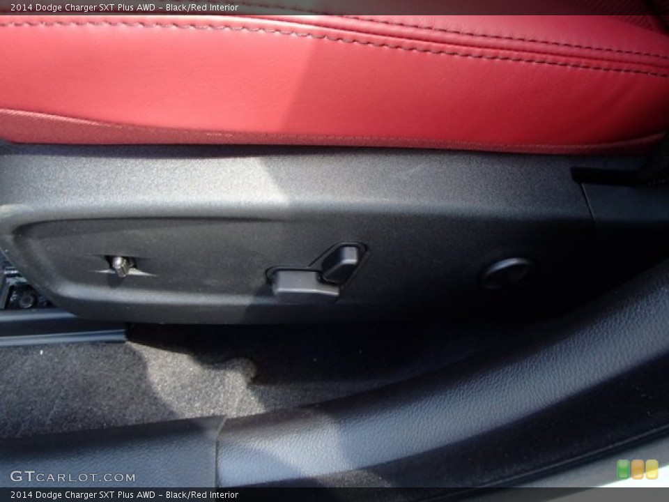 Black/Red Interior Controls for the 2014 Dodge Charger SXT Plus AWD #84694202