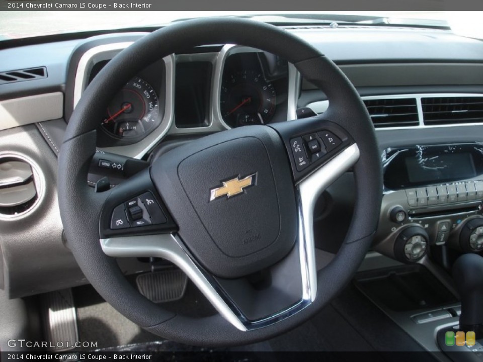 Black Interior Steering Wheel for the 2014 Chevrolet Camaro LS Coupe #84694307