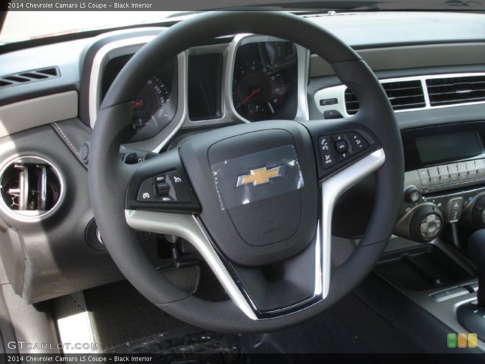 Black Interior Steering Wheel for the 2014 Chevrolet Camaro LS Coupe #84695345