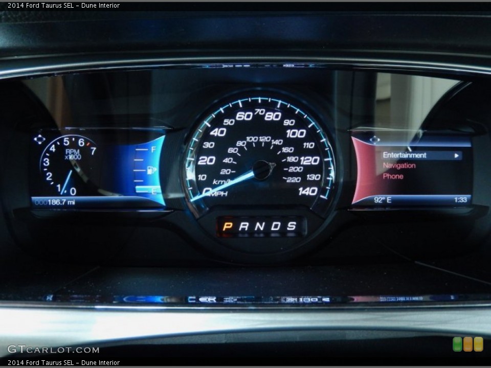 Dune Interior Gauges for the 2014 Ford Taurus SEL #84696818