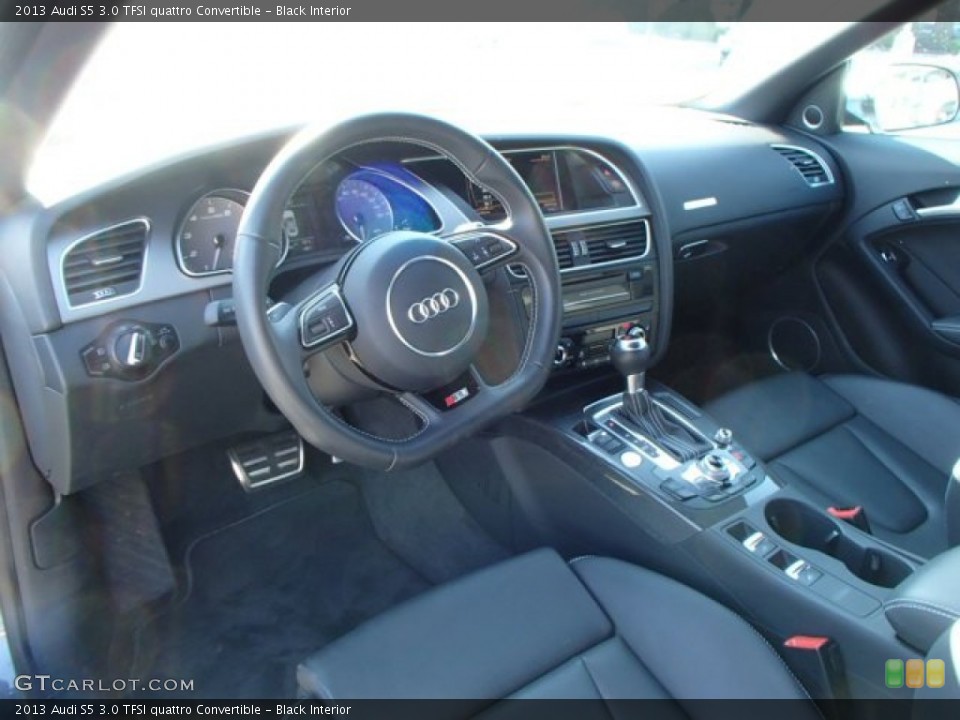 Black 2013 Audi S5 Interiors
