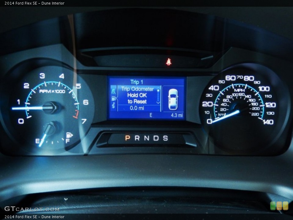 Dune Interior Gauges for the 2014 Ford Flex SE #84698426