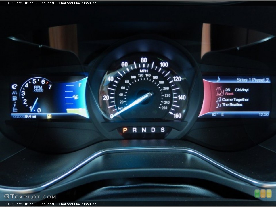 Charcoal Black Interior Gauges for the 2014 Ford Fusion SE EcoBoost #84698735