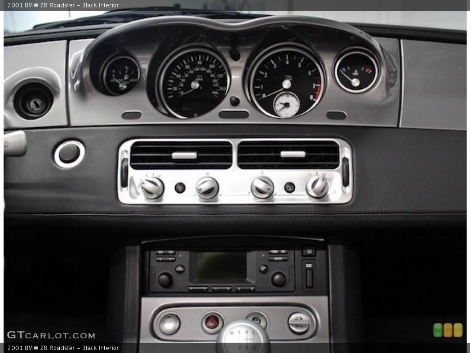 Black Interior Controls for the 2001 BMW Z8 Roadster #84699611