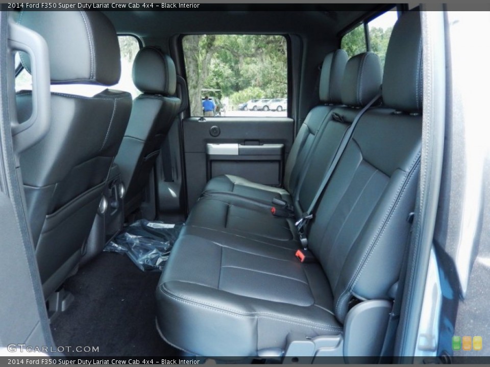 Black Interior Rear Seat for the 2014 Ford F350 Super Duty Lariat Crew Cab 4x4 #84699626
