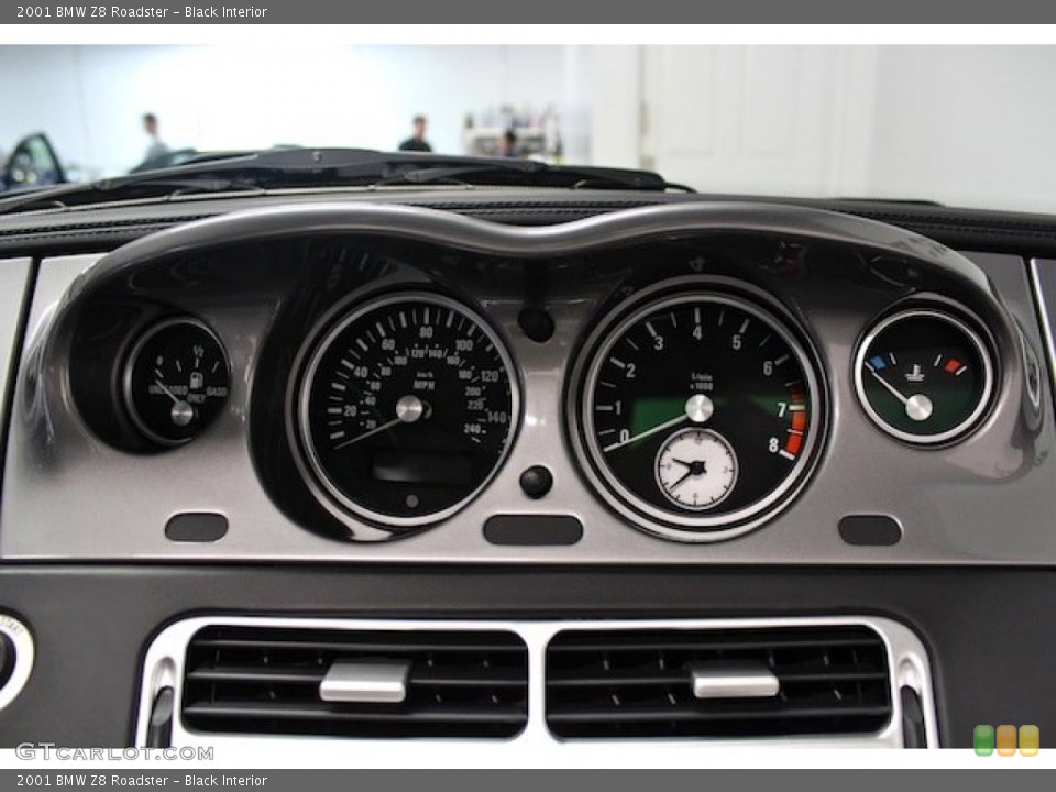 Black Interior Gauges for the 2001 BMW Z8 Roadster #84699710