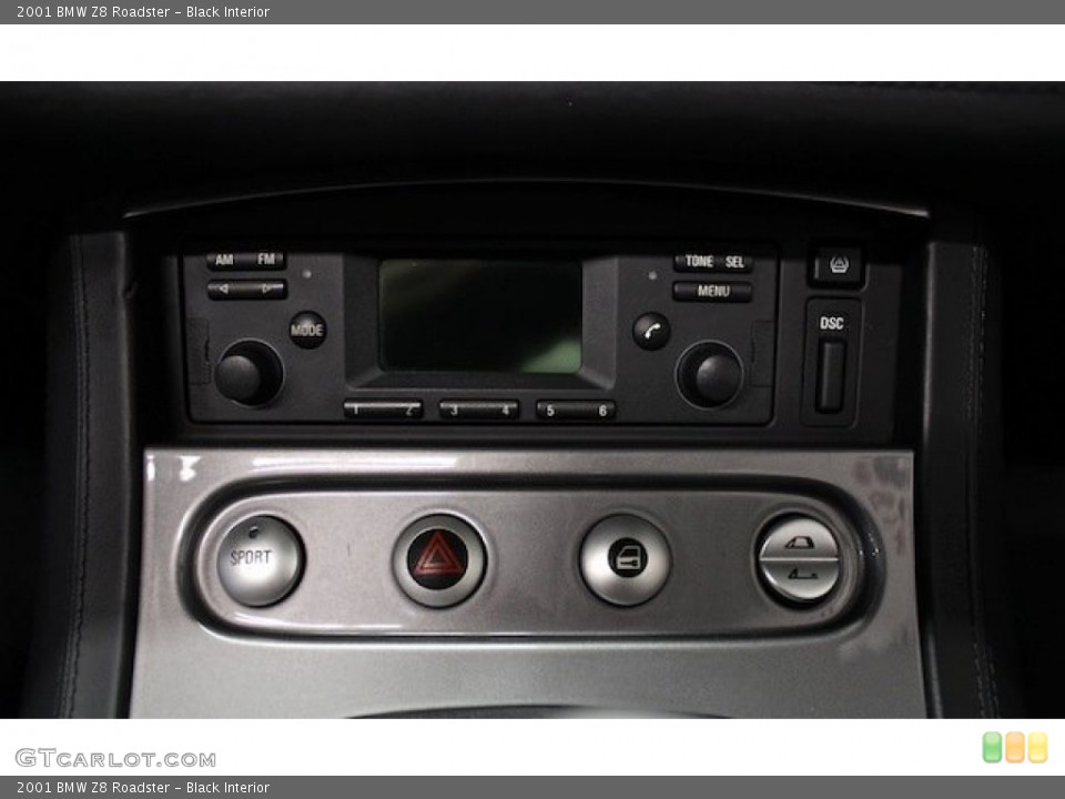 Black Interior Controls for the 2001 BMW Z8 Roadster #84699764