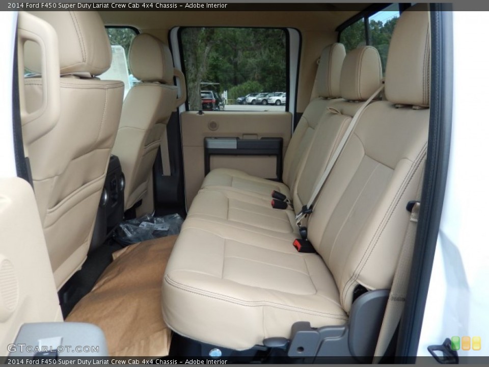 Adobe Interior Rear Seat for the 2014 Ford F450 Super Duty Lariat Crew Cab 4x4 Chassis #84699917