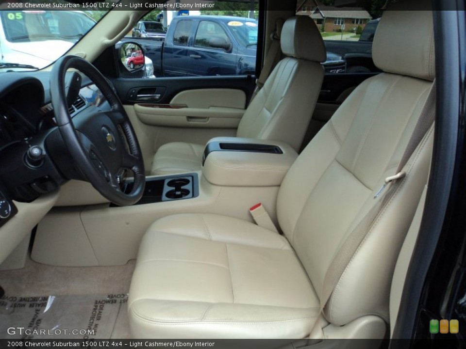 Light Cashmere/Ebony Interior Front Seat for the 2008 Chevrolet Suburban 1500 LTZ 4x4 #84700133