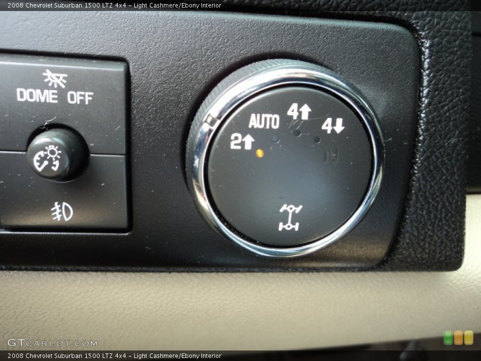Light Cashmere/Ebony Interior Controls for the 2008 Chevrolet Suburban 1500 LTZ 4x4 #84700328