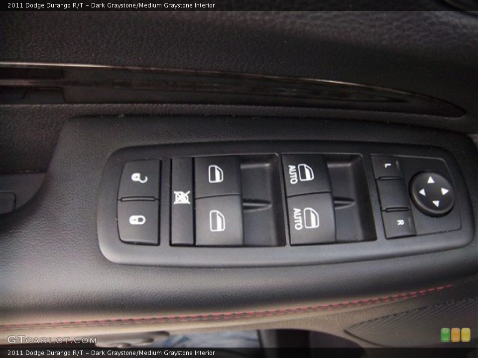 Dark Graystone/Medium Graystone Interior Controls for the 2011 Dodge Durango R/T #84700559