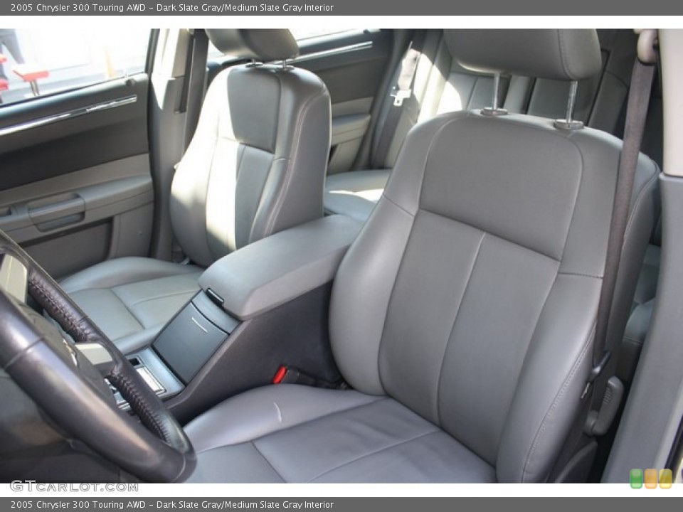 Dark Slate Gray/Medium Slate Gray Interior Front Seat for the 2005 Chrysler 300 Touring AWD #84700832