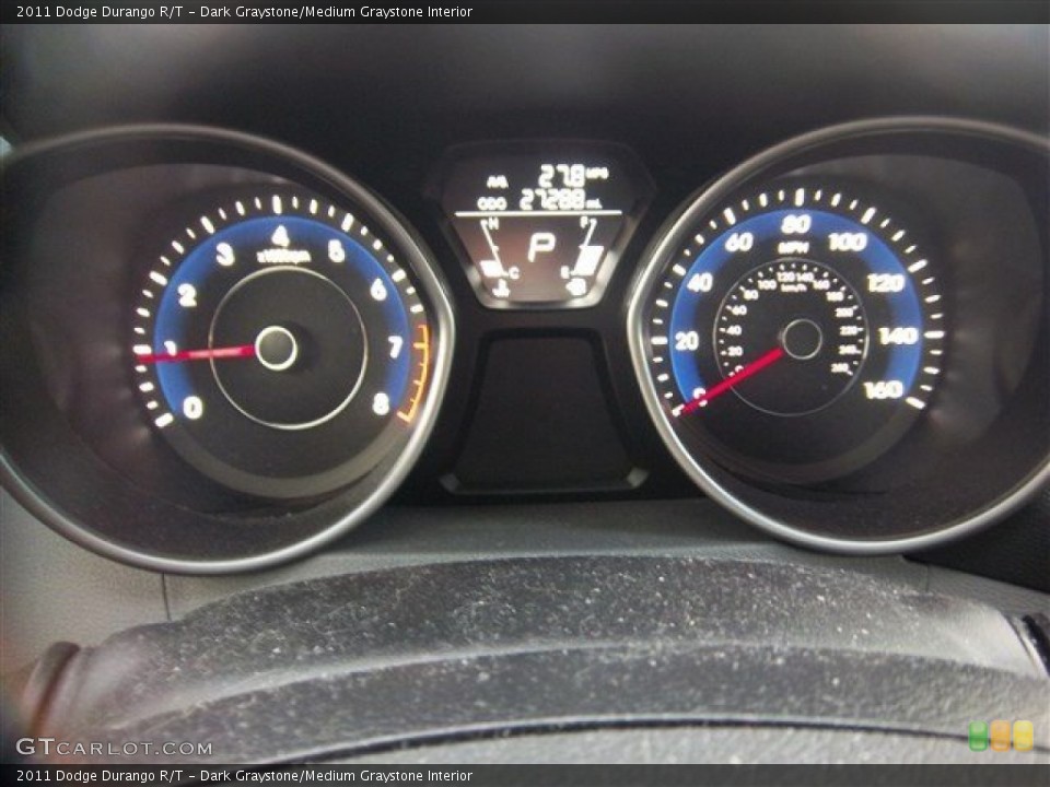 Dark Graystone/Medium Graystone Interior Gauges for the 2011 Dodge Durango R/T #84700853