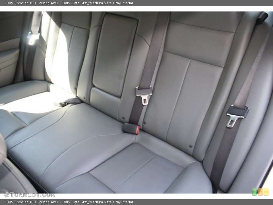 Dark Slate Gray/Medium Slate Gray Interior Rear Seat for the 2005 Chrysler 300 Touring AWD #84701030