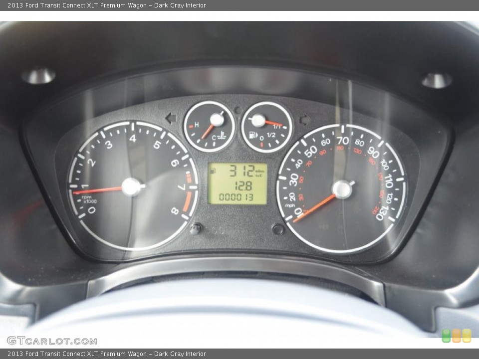 Dark Gray Interior Gauges for the 2013 Ford Transit Connect XLT Premium Wagon #84702443
