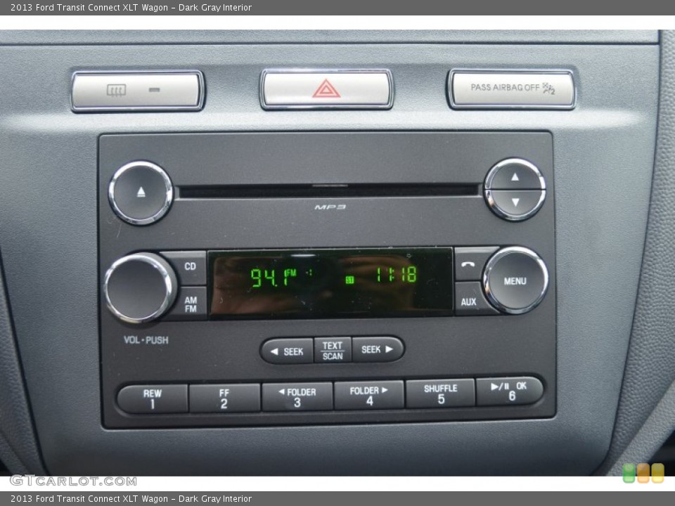 Dark Gray Interior Audio System for the 2013 Ford Transit Connect XLT Wagon #84703184