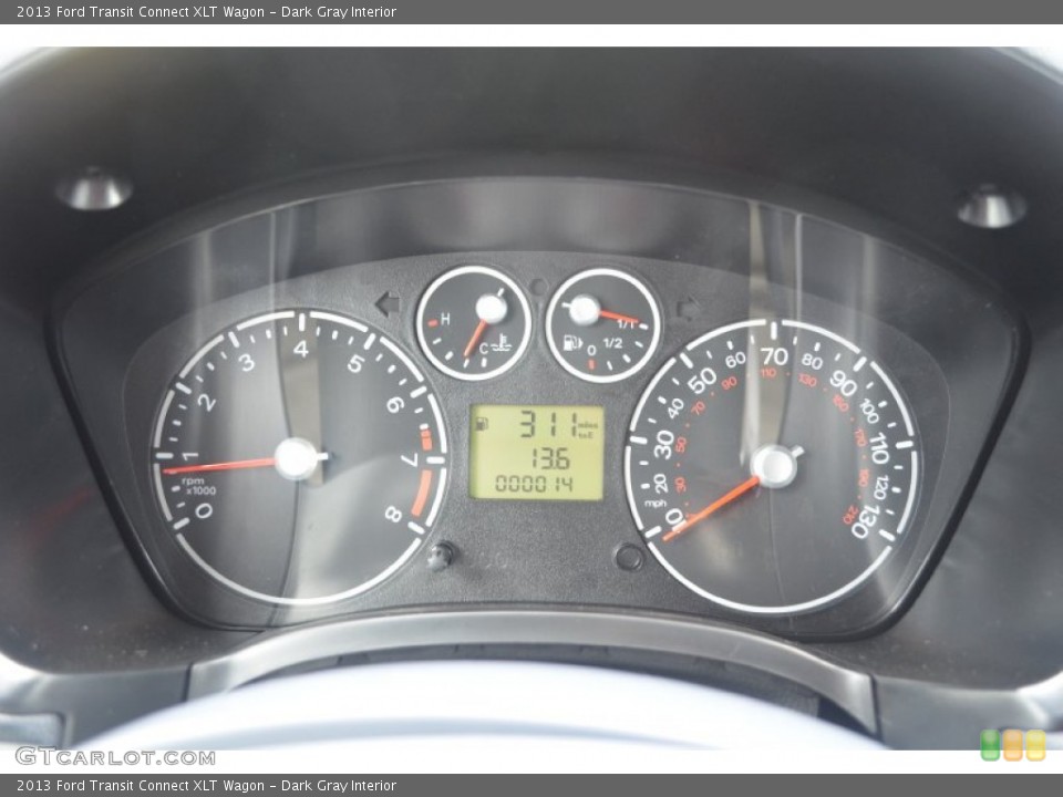 Dark Gray Interior Gauges for the 2013 Ford Transit Connect XLT Wagon #84703271