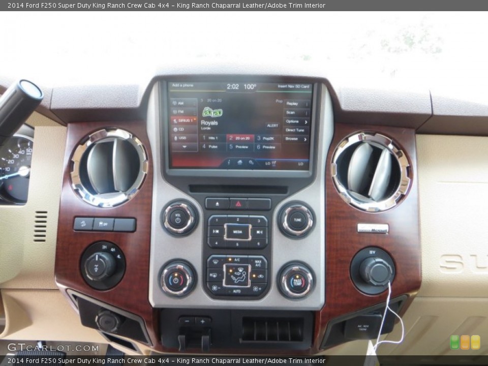 King Ranch Chaparral Leather/Adobe Trim Interior Controls for the 2014 Ford F250 Super Duty King Ranch Crew Cab 4x4 #84708617