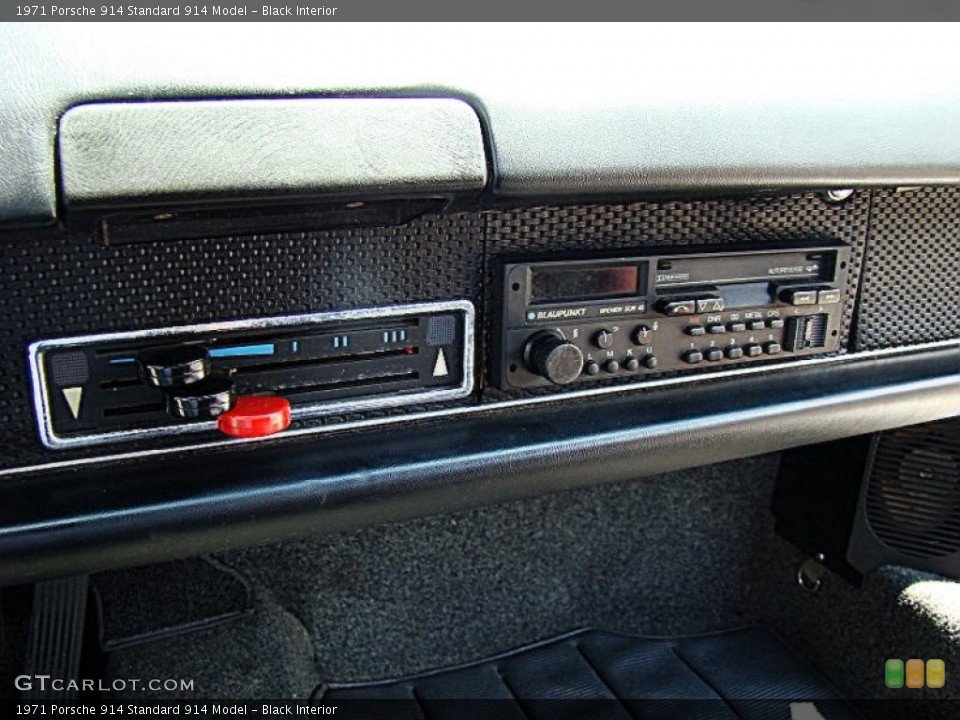 Black Interior Controls for the 1971 Porsche 914  #84710102