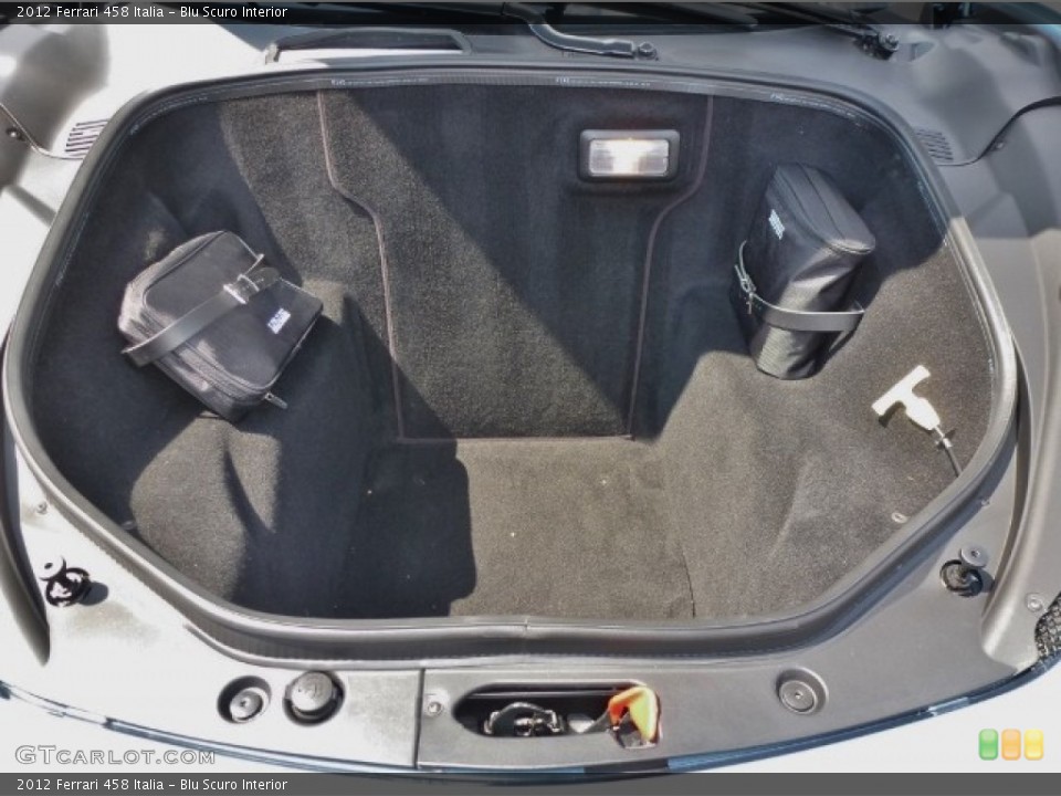 Blu Scuro Interior Trunk for the 2012 Ferrari 458 Italia #84710789