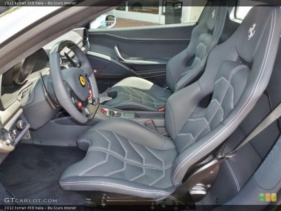 Blu Scuro Interior Front Seat for the 2012 Ferrari 458 Italia #84710834