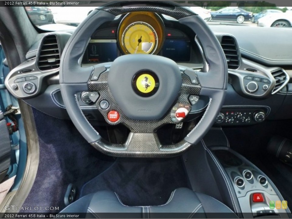 Blu Scuro Interior Steering Wheel for the 2012 Ferrari 458 Italia #84710857