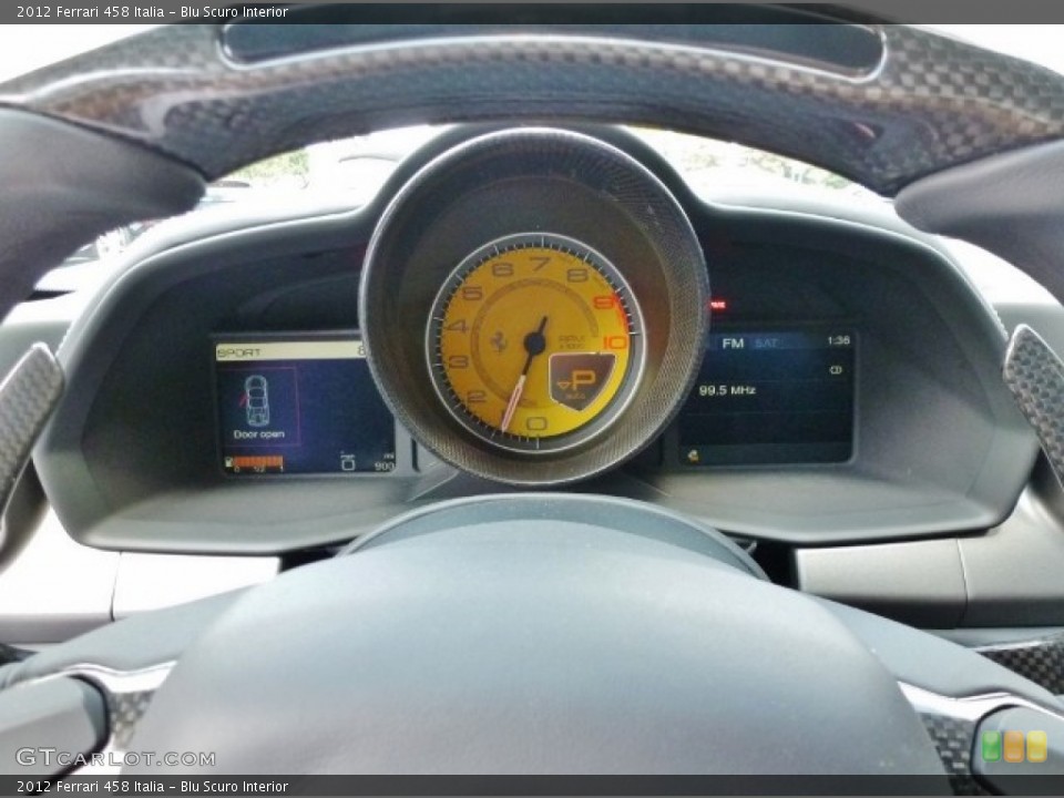 Blu Scuro Interior Gauges for the 2012 Ferrari 458 Italia #84710894
