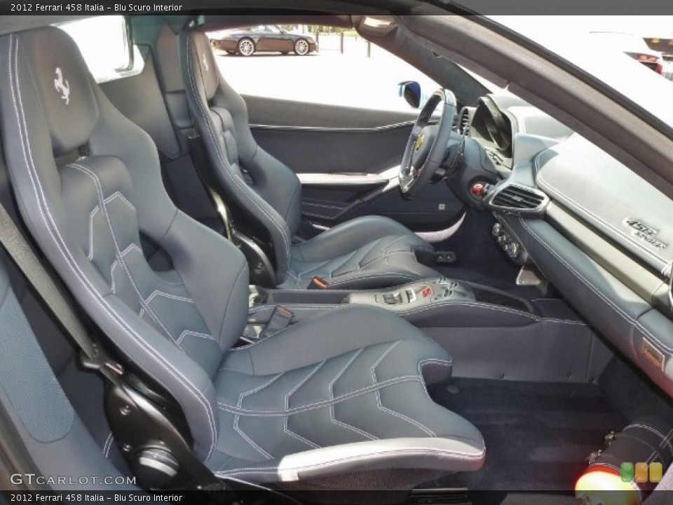 Blu Scuro Interior Front Seat for the 2012 Ferrari 458 Italia #84710972
