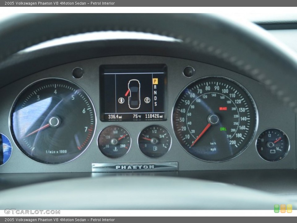Petrol Interior Gauges for the 2005 Volkswagen Phaeton V8 4Motion Sedan #84717097