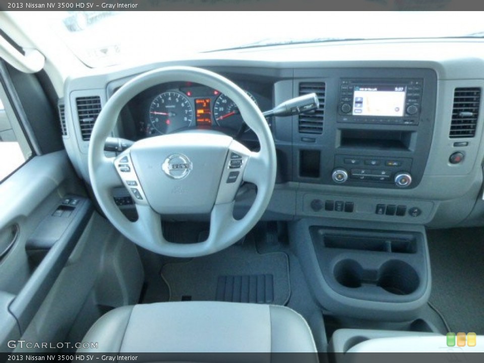 Gray Interior Dashboard for the 2013 Nissan NV 3500 HD SV #84717994