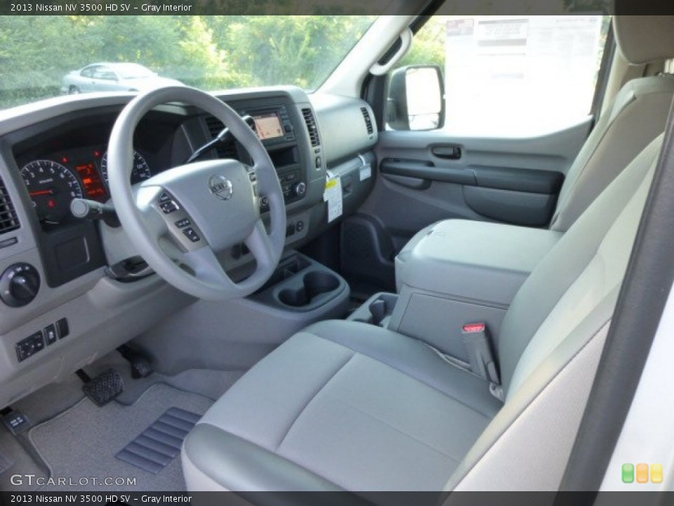 Gray 2013 Nissan NV Interiors