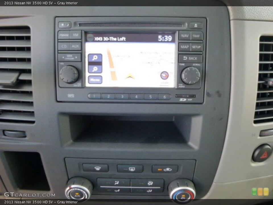Gray Interior Controls for the 2013 Nissan NV 3500 HD SV #84718126
