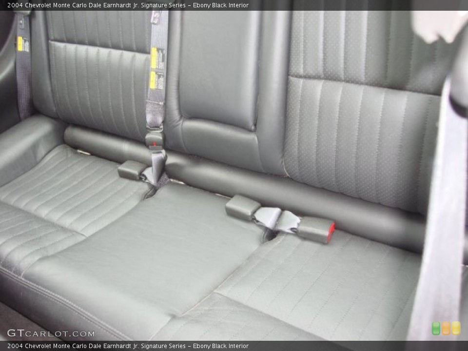 Ebony Black Interior Rear Seat for the 2004 Chevrolet Monte Carlo Dale Earnhardt Jr. Signature Series #84721792