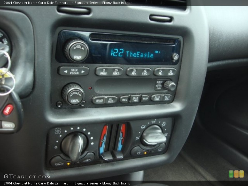 Ebony Black Interior Audio System for the 2004 Chevrolet Monte Carlo Dale Earnhardt Jr. Signature Series #84721912