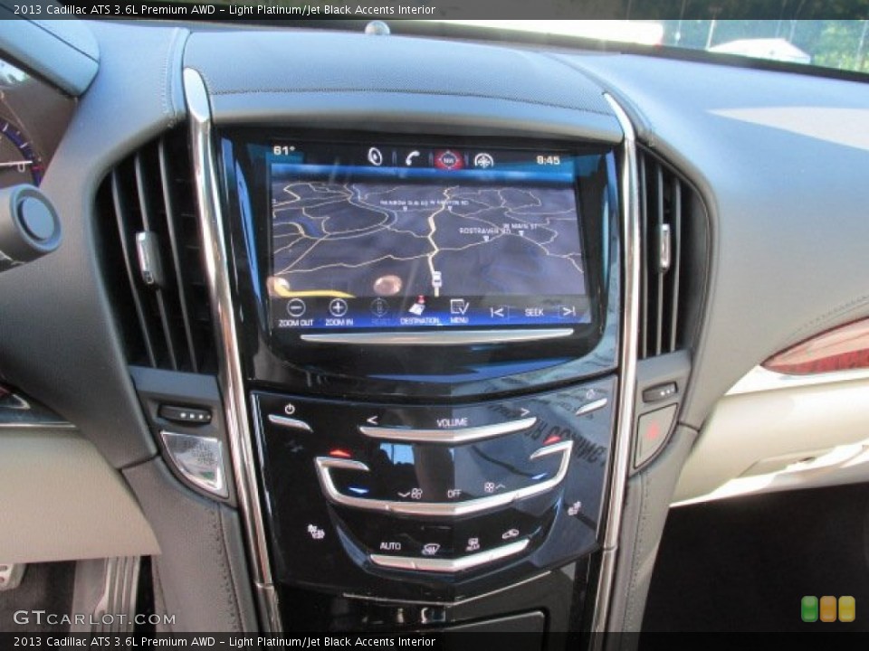Light Platinum/Jet Black Accents Interior Controls for the 2013 Cadillac ATS 3.6L Premium AWD #84724144