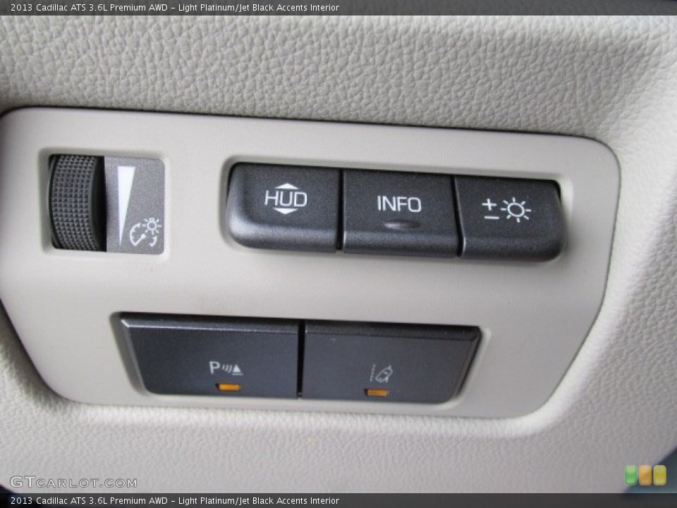 Light Platinum/Jet Black Accents Interior Controls for the 2013 Cadillac ATS 3.6L Premium AWD #84724225
