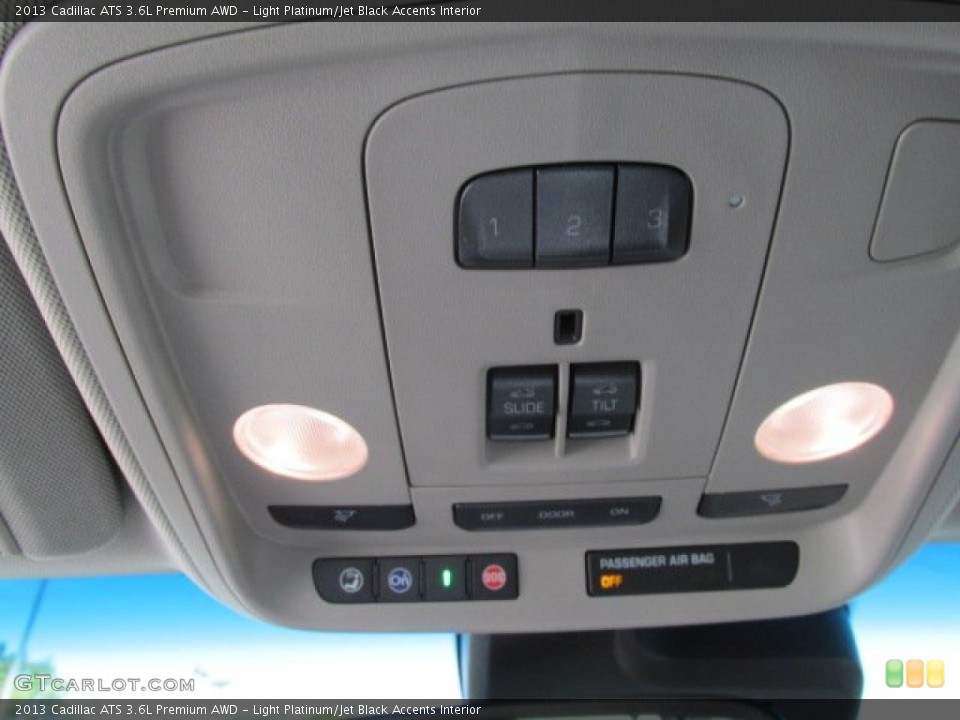 Light Platinum/Jet Black Accents Interior Controls for the 2013 Cadillac ATS 3.6L Premium AWD #84724249