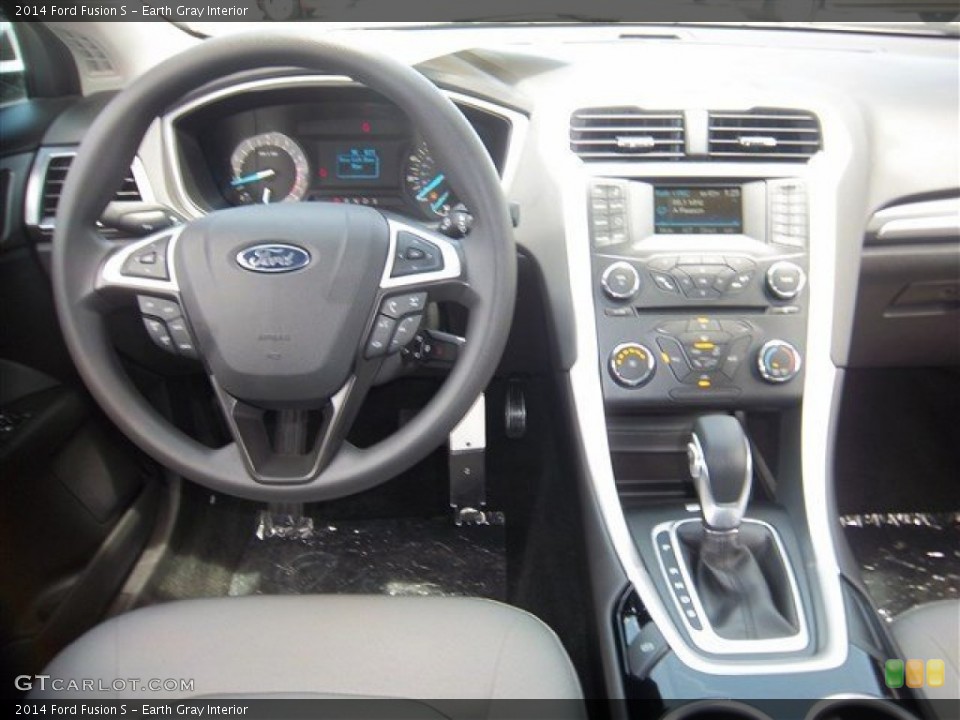 Earth Gray Interior Dashboard for the 2014 Ford Fusion S #84726925
