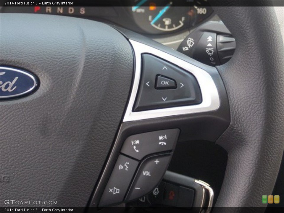 Earth Gray Interior Controls for the 2014 Ford Fusion S #84727000