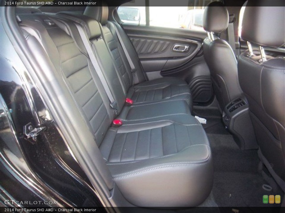 Charcoal Black Interior Rear Seat for the 2014 Ford Taurus SHO AWD #84729073