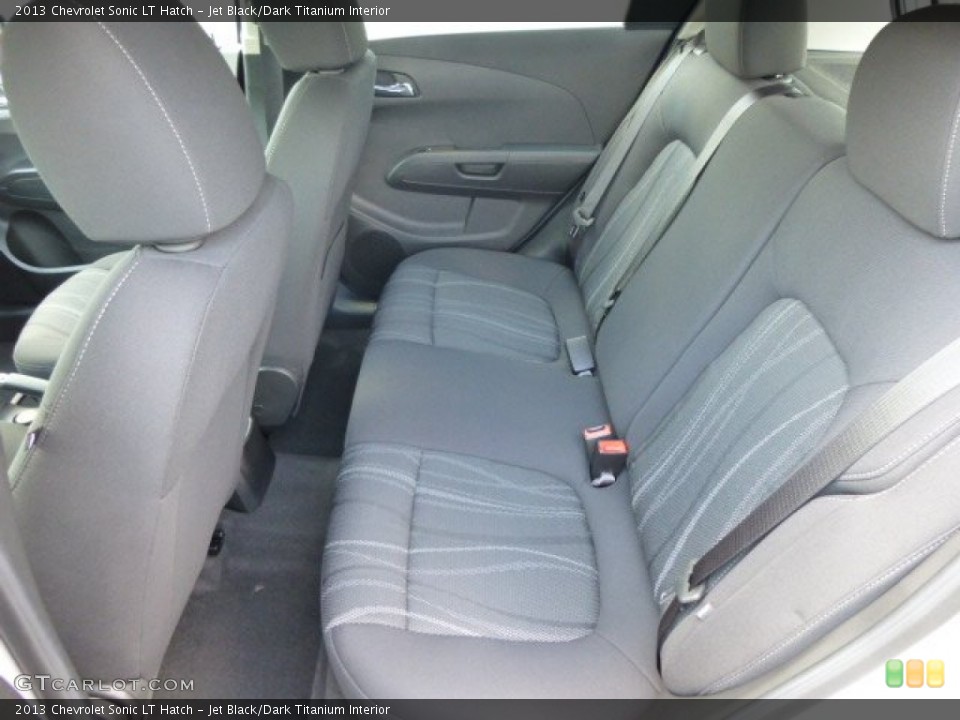 Jet Black/Dark Titanium Interior Rear Seat for the 2013 Chevrolet Sonic LT Hatch #84729493