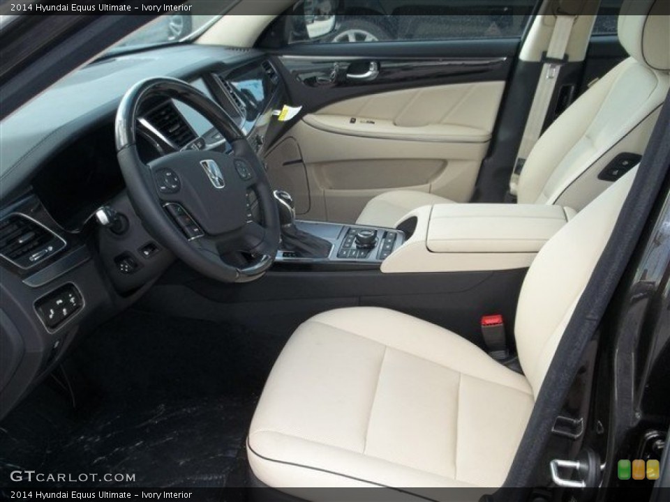 Ivory Interior Front Seat for the 2014 Hyundai Equus Ultimate #84730831