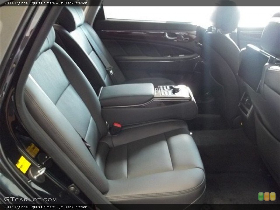 Jet Black Interior Rear Seat for the 2014 Hyundai Equus Ultimate #84731224