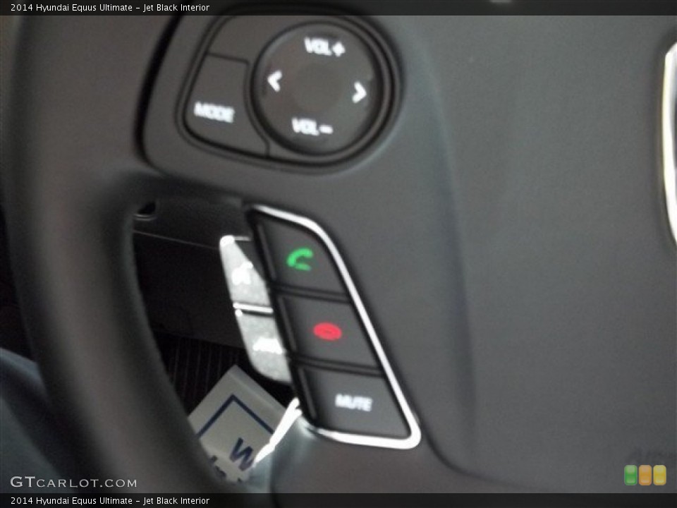Jet Black Interior Controls for the 2014 Hyundai Equus Ultimate #84731674
