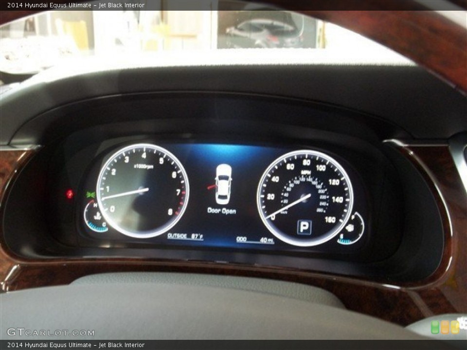 Jet Black Interior Gauges for the 2014 Hyundai Equus Ultimate #84731707