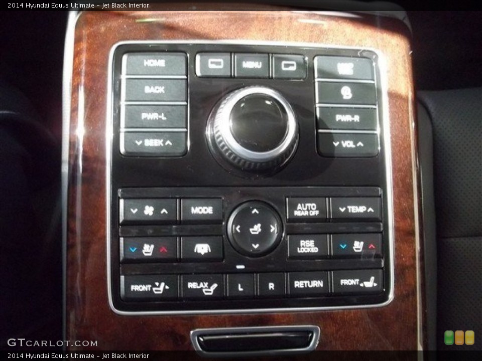 Jet Black Interior Controls for the 2014 Hyundai Equus Ultimate #84731815