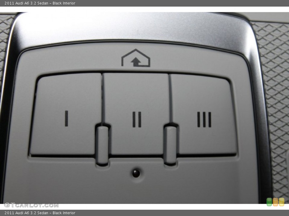 Black Interior Controls for the 2011 Audi A6 3.2 Sedan #84732550