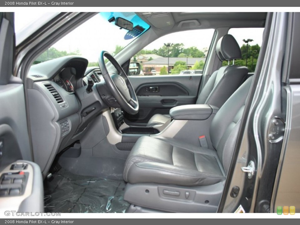 Gray Interior Front Seat for the 2008 Honda Pilot EX-L #84734401